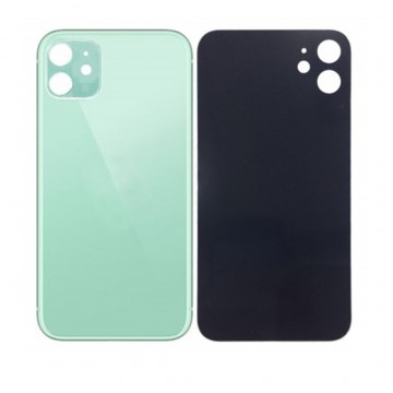 Vitre arrière iPhone 11 Vert logo + ce