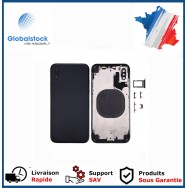 Chassis arrière pour IPhone X Noir Nu