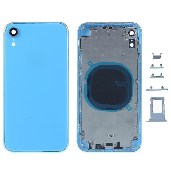 Chassis arrière pour IPhone XR Bleu Nu