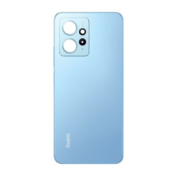 Vitre arrière (cache batterie) avec lentille caméra pour Xiaomi Redmi note 12 4G Bleu