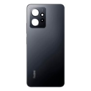 Vitre arrière Xiaomi Redmi note 12 4G Noir avec lentille caméra