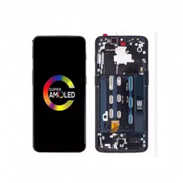 Ecran LCD + Vitre tactile sur chassis pour Oneplus 6T + Outils