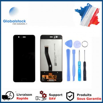 Ecran LCD + Vitre tactile pour Huawei P10 Noir + Outils