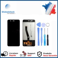 Ecran LCD + Vitre tactile pour Huawei P10 Noir + Outils