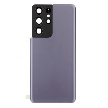 Vitre arrière galaxy s21 ultra violet logo + ce