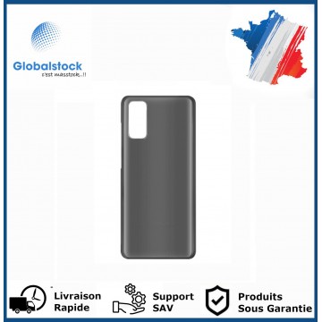 Vitre arrière galaxy s20 argent logo + ce