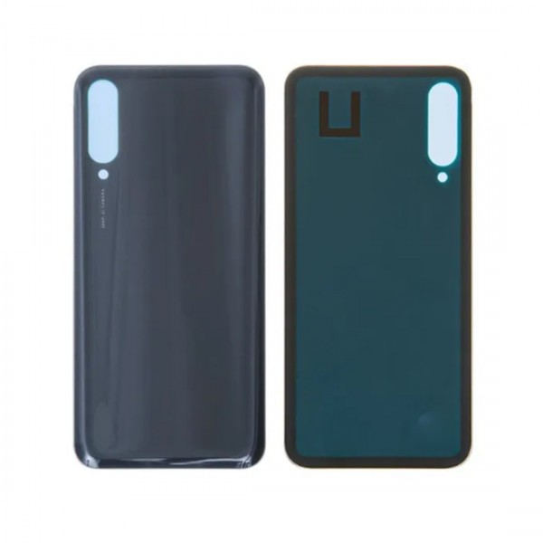 Vitre arrière (Cache batterie) avec adhésive pour Xiaomi Mi A3 / Mi 9 Lite / Mi CC9 - Noir