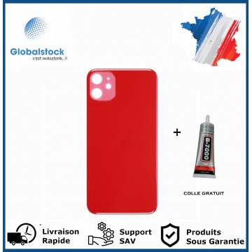 Vitre arrière iPhone 11 Rouge - Envoi gratuit 24h