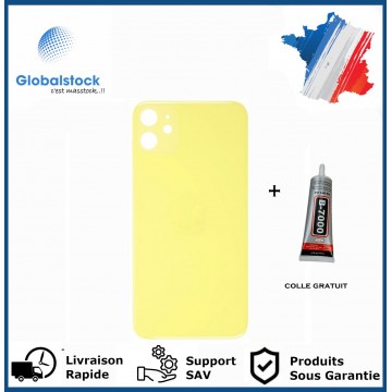 Vitre arrière iPhone 11 Jaune