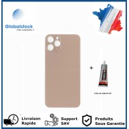 Vitre arrière iPhone 11 pro or logo + ce