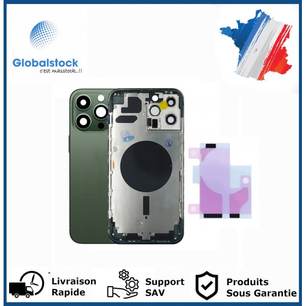 Chassis arrière pour IPhone 13 Pro Max Vert Alpin Nu