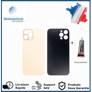 Vitre arrière iPhone 12 Pro Or logo + ce
