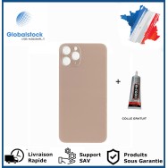 Vitre arrière iPhone 12 Pro Max or logo + ce