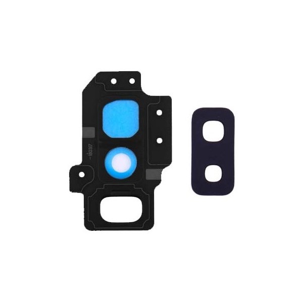 Lentille camèra arrière pour Samsung Galaxy S9 Plus G965F avec châssis - Noir