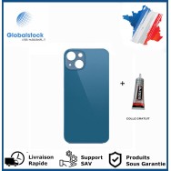 Vitre arrière iPhone 13 Mini Bleu - Envoi gratuit 24h