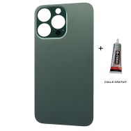 Vitre arrière iPhone 13 Pro max or logo + ce