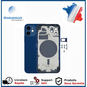 Chassis arrière pour IPhone 12 Bleu Nu