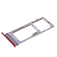 Tiroir double SIM + SD Samsung Galaxy Note 10 Lite Cardinal (N770) Rouge