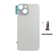 Vitre Arrière (Cache Batterie) pour iPhone 15 Bleu avec Gros Trou