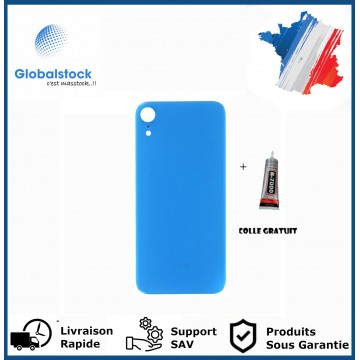 Vitre arrière iPhone XR Bleu - Envoi gratuit 24h