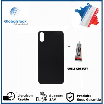 Vitre arrière iPhone XS Noir - Envoi gratuit 24h