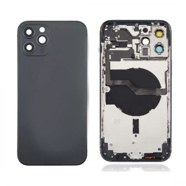 Châssis Arrière Complet pour iPhone 12 Pro Max - Noir