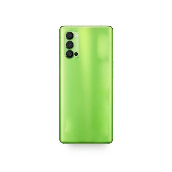 Vitre arrière avec Adhésif + Lentille camera + support pour Oppo Reno4 Pro 5G CPH2089 Vert + Logo