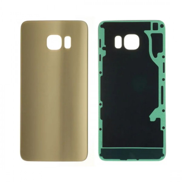 Vitre arrière galaxy s6 edge plus or logo + ce