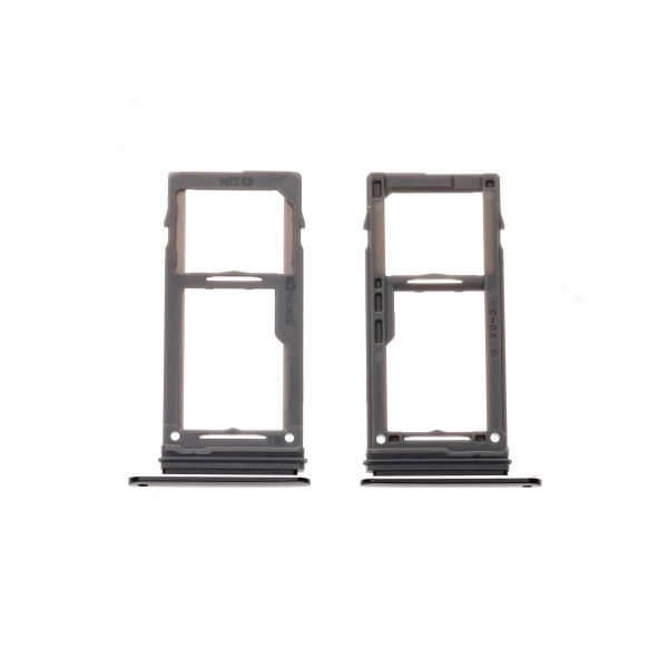 Tiroir cartes SIM et SD POUR Samsung Galaxy S9 Plus G965F Noir