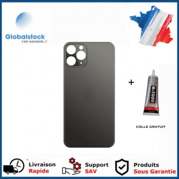 Vitre arrière galaxy s10 noir logo + ce