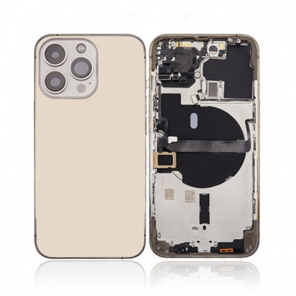 Châssis arrière Complet pour iPhone 14 Pro Or