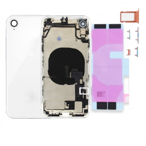 Châssis arrière Complet pour iphone XR Blanc
