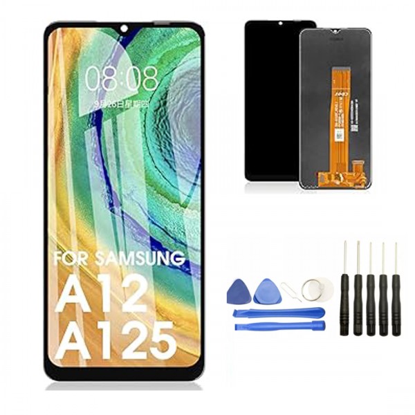 Écran Samsung Galaxy A12 A125/A127F LCD + vitre tactile - kit outils complet avec outils