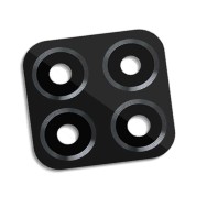 Lentille Caméra Arrière Premium pour Honor X8 5G - Noir