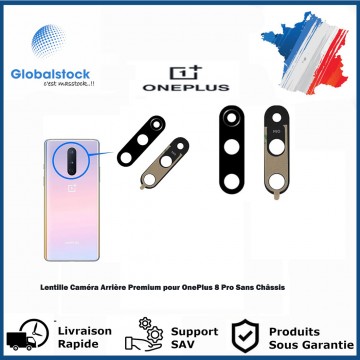 Lentille Caméra Arrière Premium pour OnePlus 8 Pro Sans Châssis