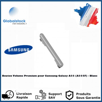 Bouton Volume Premium pour Samsung Galaxy A22 (A225F) - Blanc