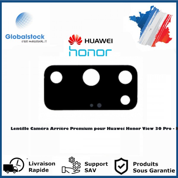 Lentille Caméra Arrière Premium pour Huawei Honor View 30 Pro - Noir