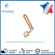 Nappe Capteur d'Empreintes PREMIUM Xiaomi Mi 8 Or