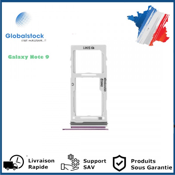 Tiroir SIM Premium pour Samsung Galaxy Note 9 - Lavande
