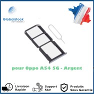 Tiroir SIM Oppo A54 5G Argent - Envoi gratuit 24h