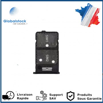 Tiroir SIM Samsung Galaxy M31s M317F Dual Noir - Envoi gratuit 24h