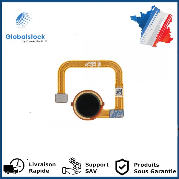 Nappe Flex Capteur d'Empreintes PREMIUM pour Xiaomi Redmi Note 9 - Noir