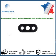 Vitre Lentille Caméra Arrière PREMIUM pour Xiaomi Redmi S2 - Noir