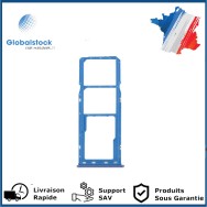 Tiroir Double SIM pour Samsung Galaxy A60 - Bleu Foncé