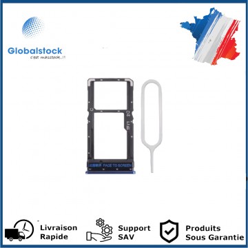 Tiroir Double SIM pour Xiaomi Poco X3 Pro - Bleu