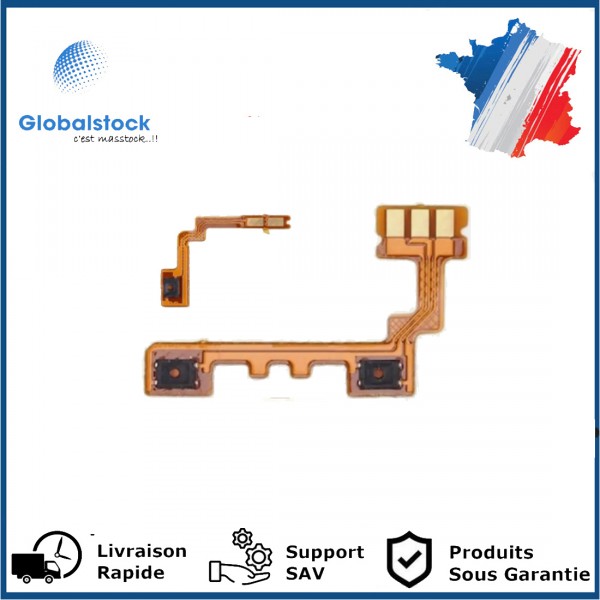Bouton Power et Volume PREMIUM pour Oppo Reno 2Z - Noir