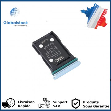 Tiroir Double SIM PREMIUM pour Oppo Reno 4 5G - Bleu