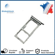Tiroir Double SIM PREMIUM pour Samsung Galaxy S10 Lite (G770F) - Blanc