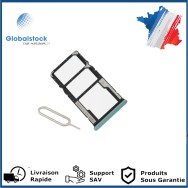 Tiroir Double SIM PREMIUM pour Xiaomi Redmi 9 Power / 9T - Vert