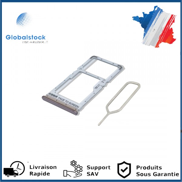 Tiroir Double SIM PREMIUM pour Xiaomi Poco X3 Pro - Or